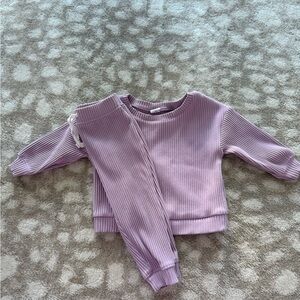 GAP Kids Lilac Ribbed Sweater Set